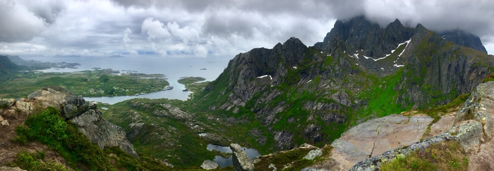 Lofoten – 07.07.2018 – 12. Tag: Wanderung auf den Glomtinden und Besuch von Henningsvær